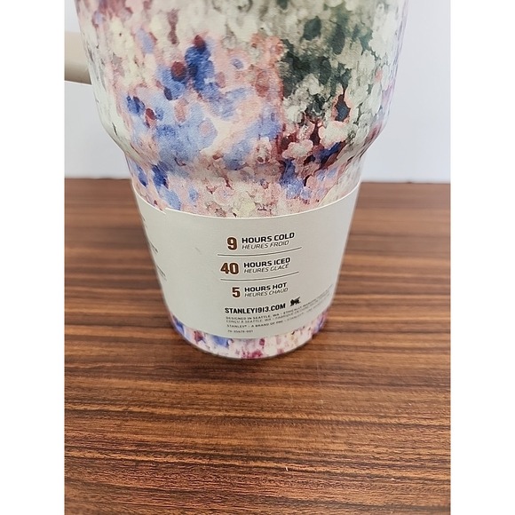 Authentic Stanley x CALIA 30 oz. Quencher H2.0 FlowState Tumbler Olive Eden gold - Picture 5 of 8